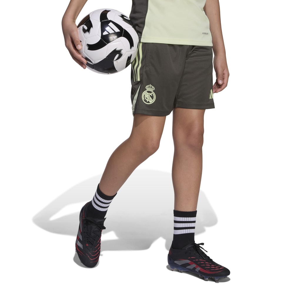 Adidas Real Madrid Tiro Treningsshorts Barn 25/26 Grå