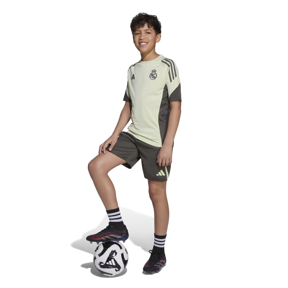 Adidas Real Madrid Tiro Treningsshorts Barn 25/26 Grå