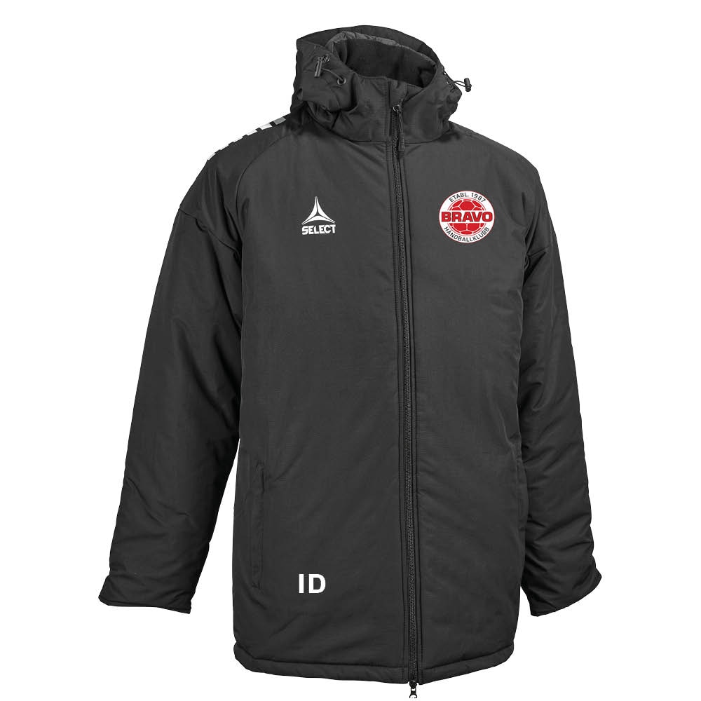 Select Bravo Handballklubb Coachjakke Sort 