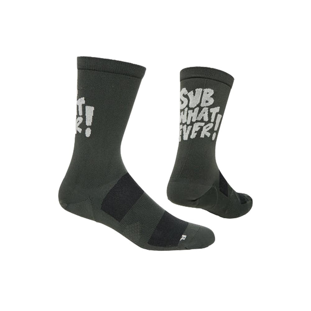 Saysky Combat High Løpesokker Grønn/Sort