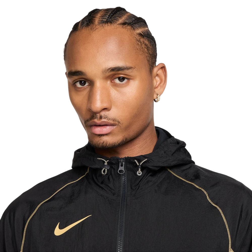Nike RPL Strike+ Fotballjakke Sort/Hvit/Gull