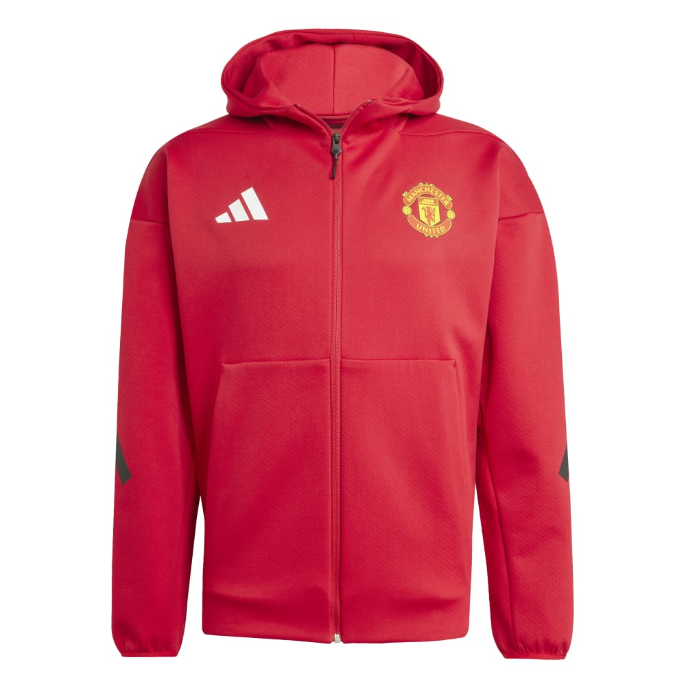 Adidas Manchester United Anthem Jakke 25/26 Rød