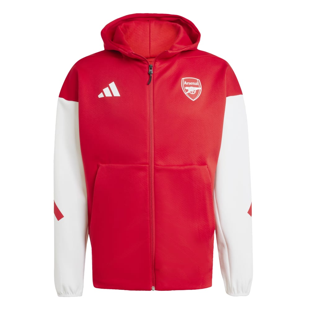 Adidas Arsenal Anthem Jakke 25/26 Rød/Hvit