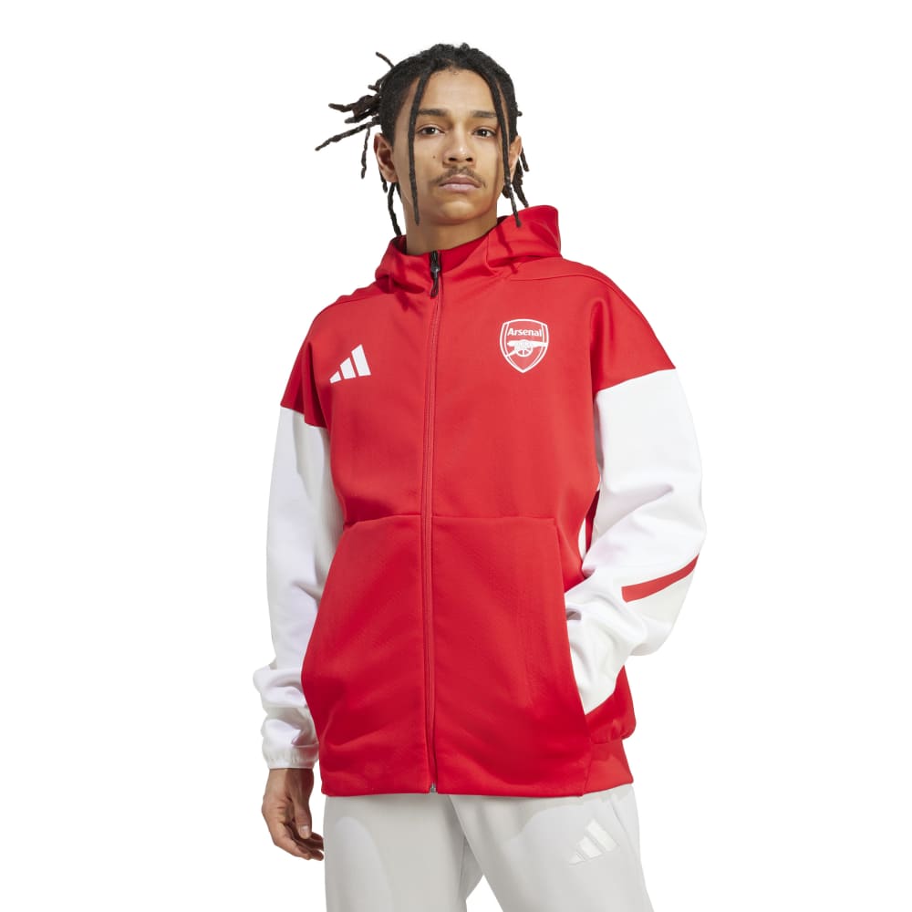 Adidas Arsenal Anthem Jakke 25/26 Rød/Hvit