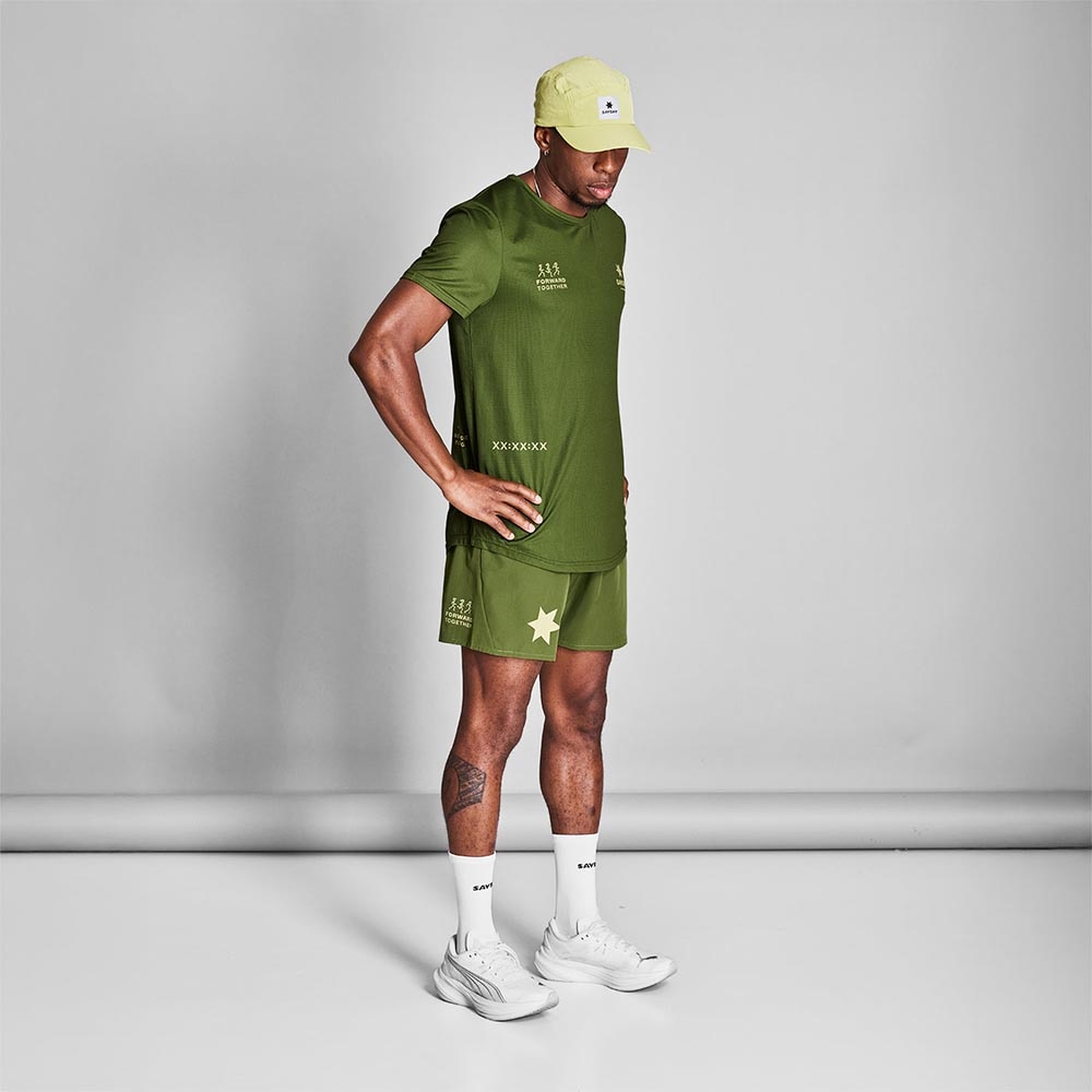 Saysky Statement Pace 5'' Løpeshorts Herre Grønn