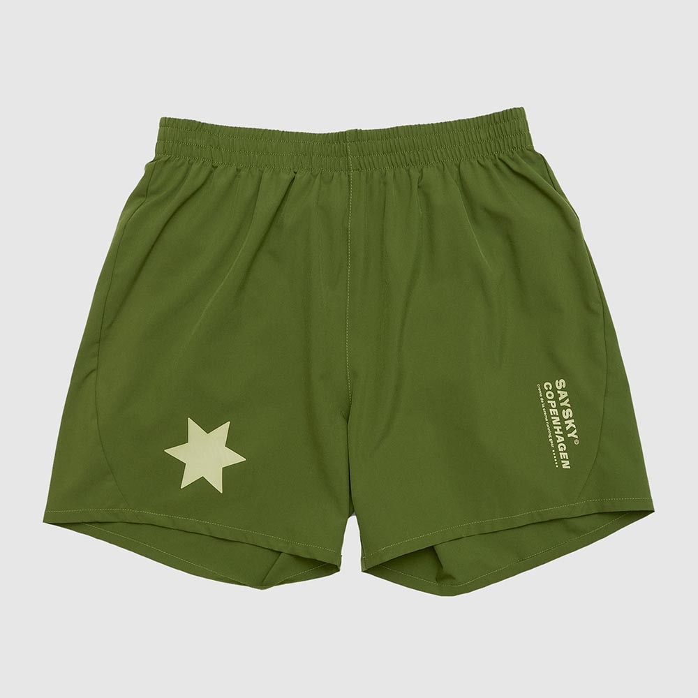 Saysky Statement Pace 5'' Løpeshorts Herre Grønn