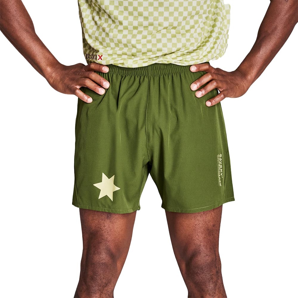 Saysky Statement Pace 5'' Løpeshorts Herre Grønn