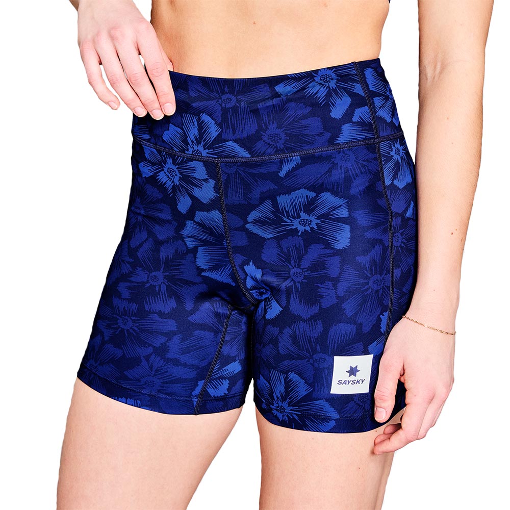Saysky Flower Combat+ Short 7'' Tights Marine