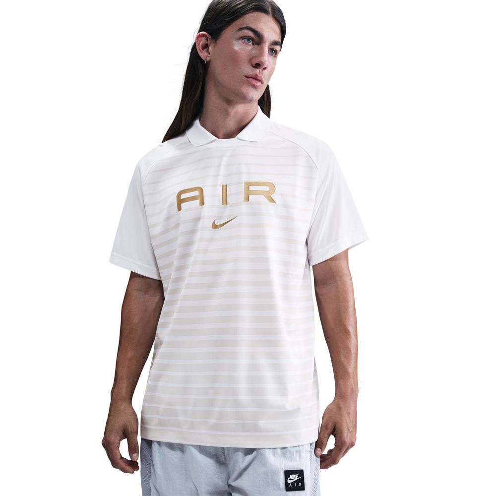 Nike NSW Air Retro Fotballtrøye Hvit/Gull