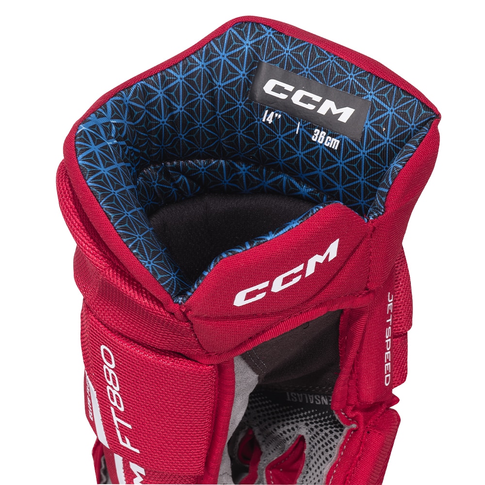Ccm JetSpeed FT880 Junior Hockeyhanske Rød