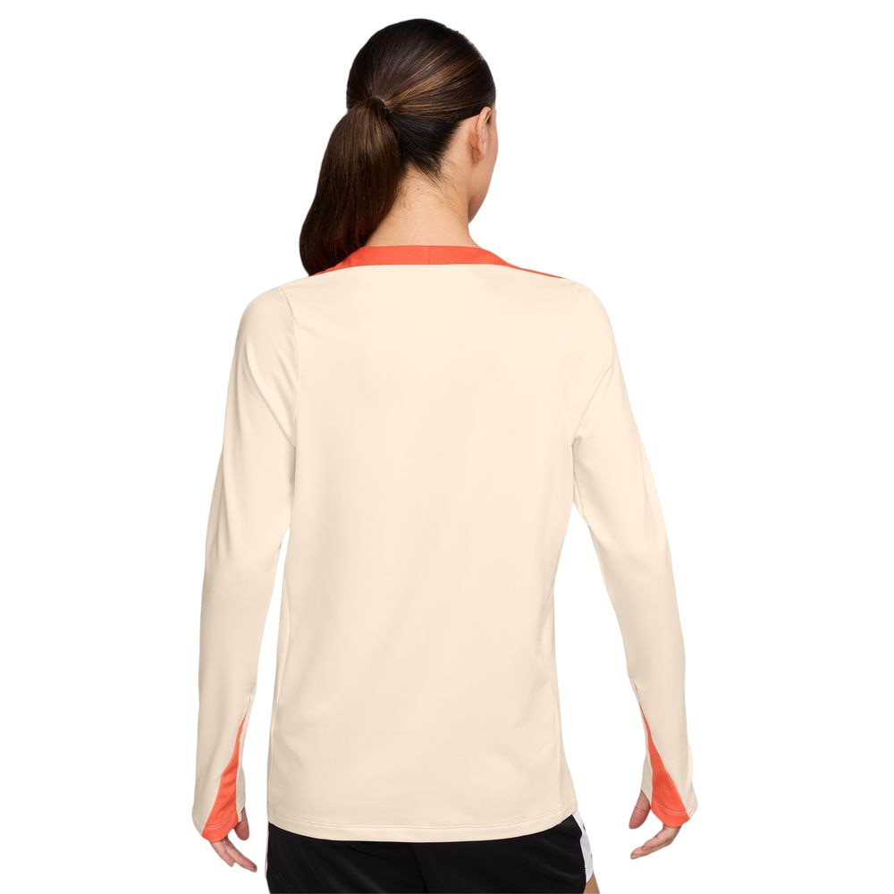 Nike Dri-FIT Strike Crew Treningsgenser Dame Beige/Oransje