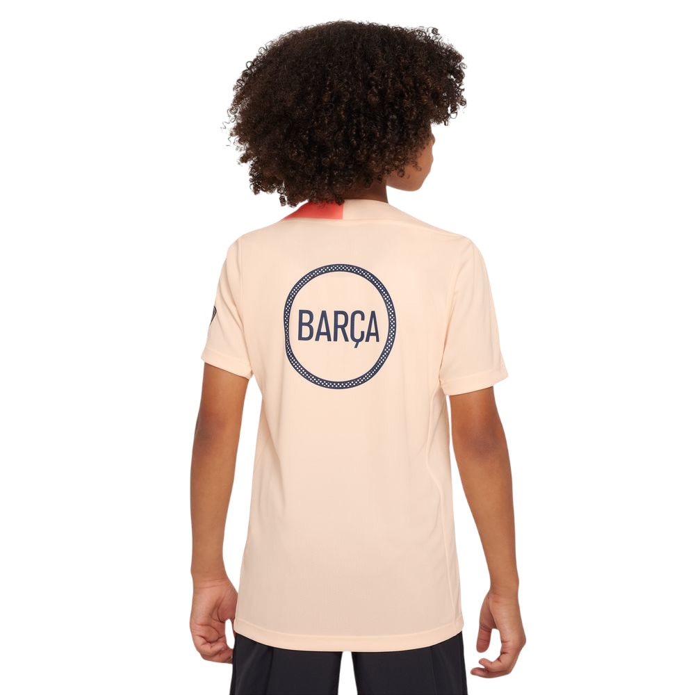 Nike FC Barcelona Total 90 Dri-FIT Strike Treningstrøye 25/26 Barn Tredje