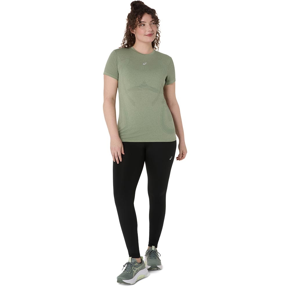 Asics Road Seamless Kortermet Trøye Dame Grønn