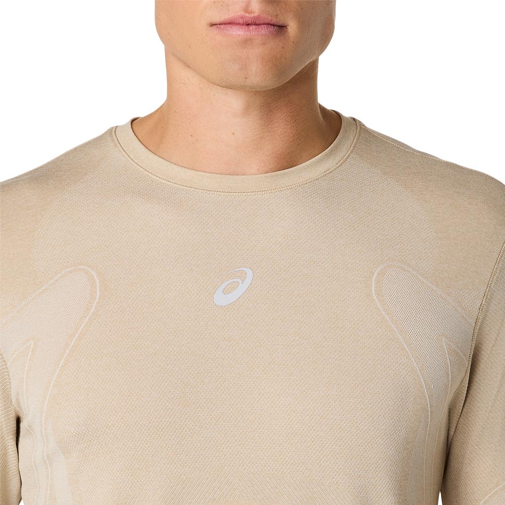 Asics Road Seamless Langermet Trøye Herre Beige