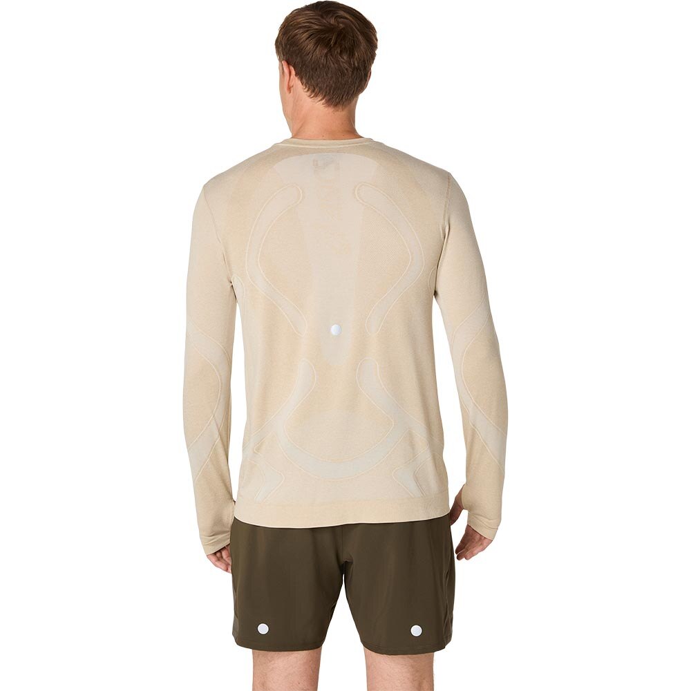 Asics Road Seamless Langermet Trøye Herre Beige