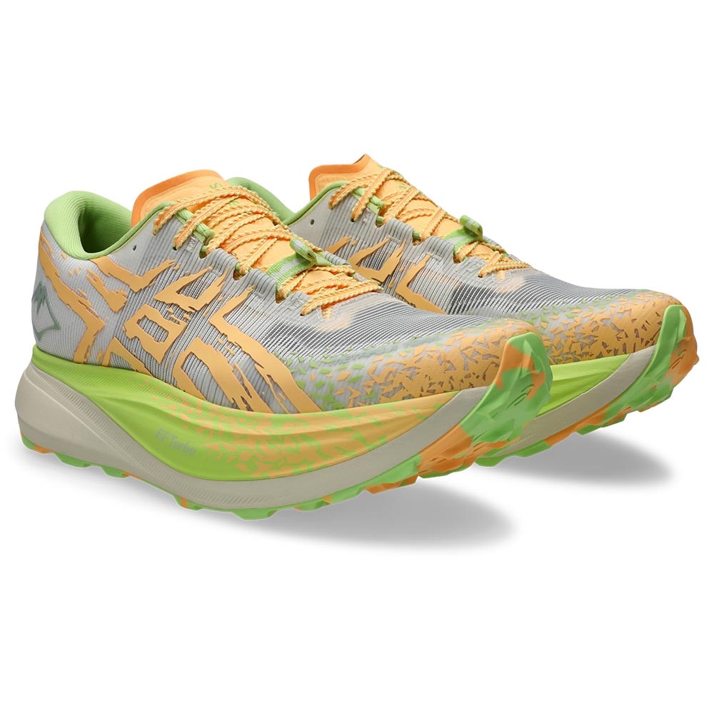 Asics MetaFuji Trail Joggesko Hvit/Oransje/Grønn