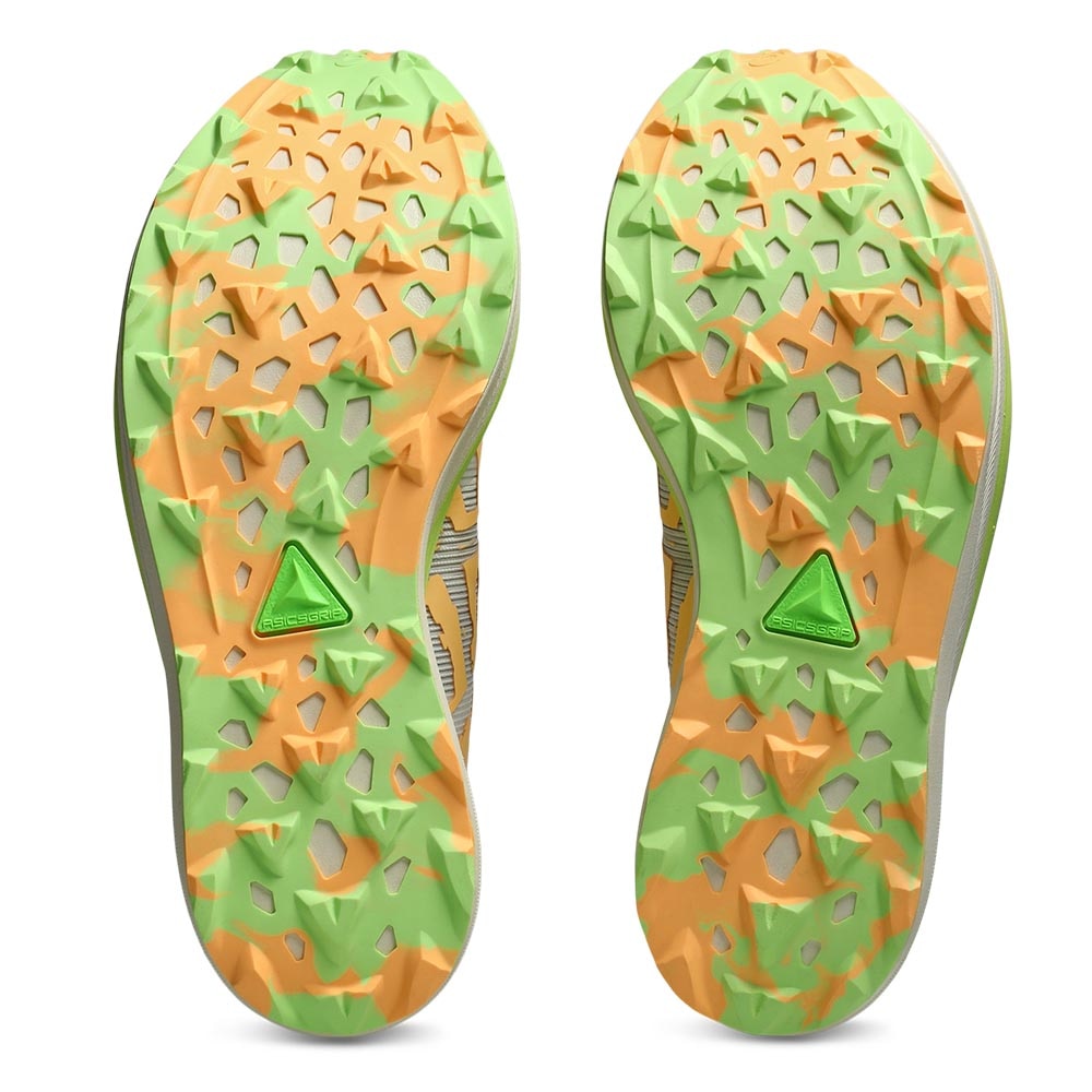 Asics MetaFuji Trail Joggesko Hvit/Oransje/Grønn
