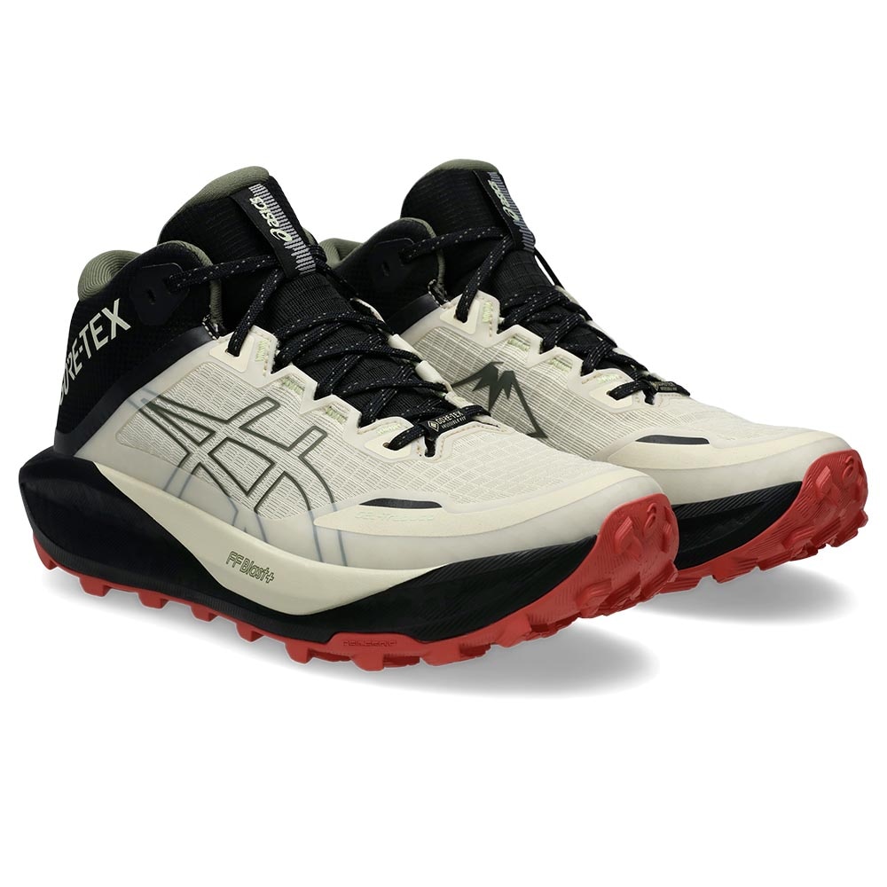 Asics Gel-Trabuco MT Gore-Tex Joggesko Dame Beige/Sort/Rød