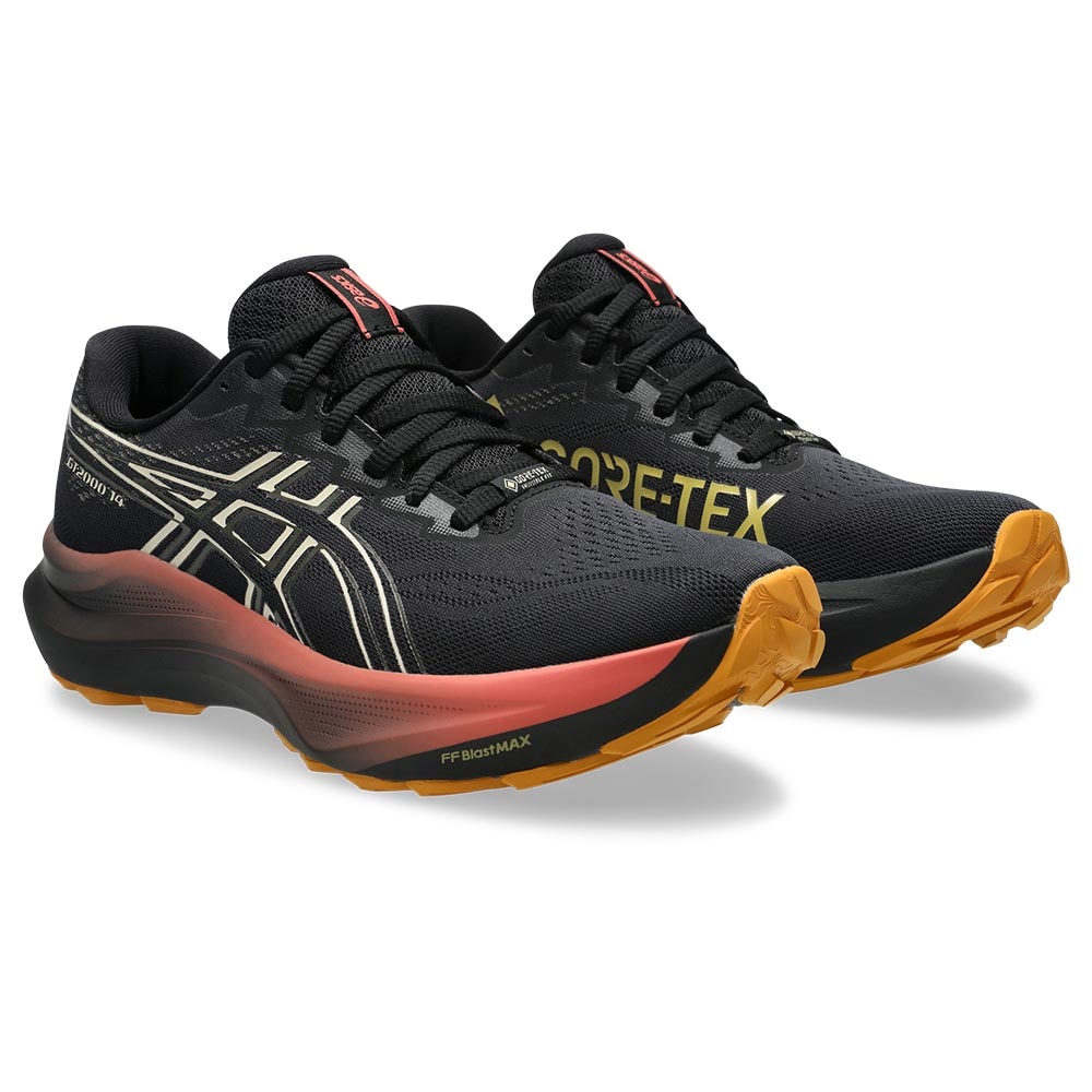 Asics GT-2000 14 GTX Joggesko Dame Sort/Rosa
