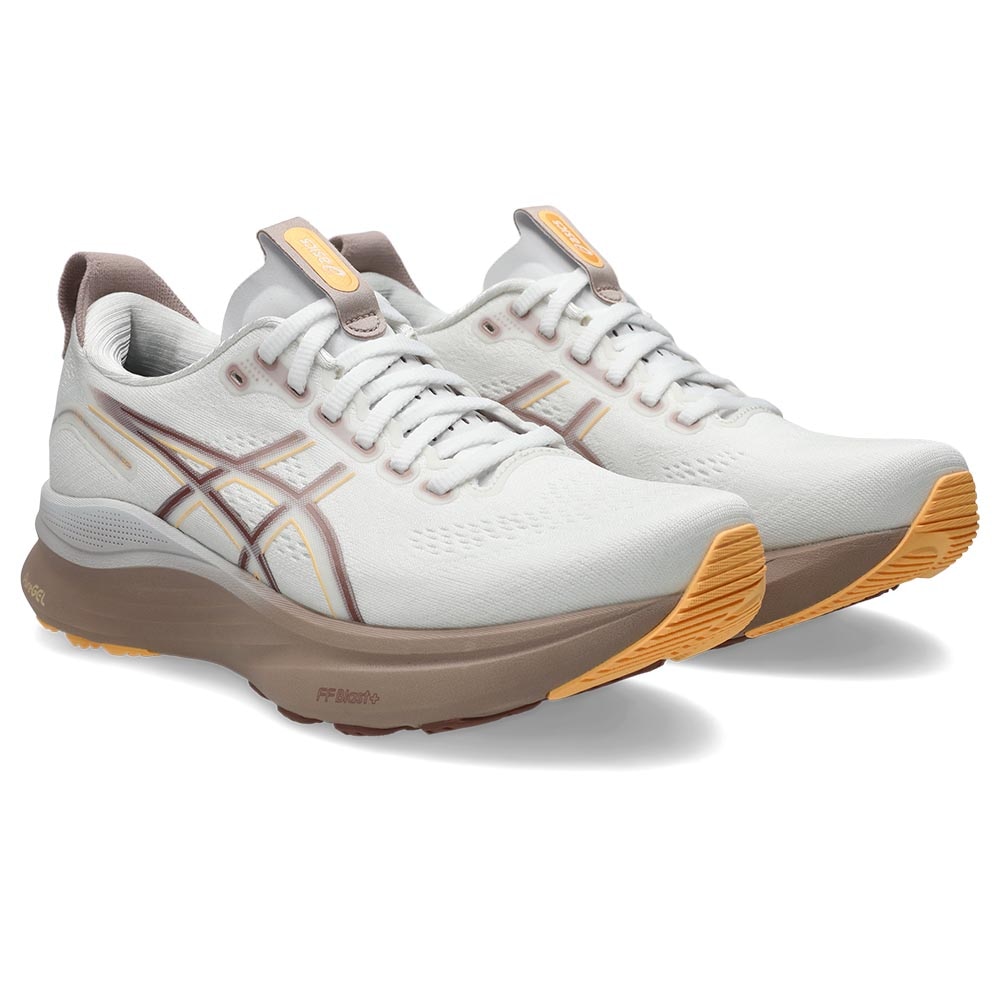 Asics Gel-Kayano 32 Joggesko Dame Hvit/Brun/Oransje