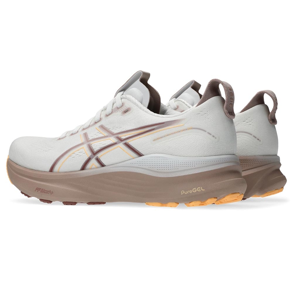 Asics Gel-Kayano 32 Joggesko Dame Hvit/Brun/Oransje