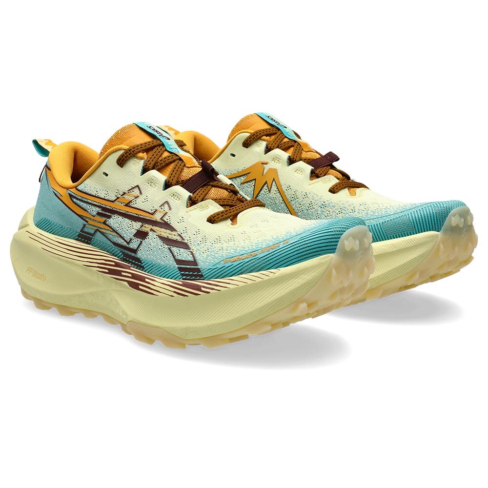 Asics Trabuco Max 4 Joggesko Herre Blå/Gul/Oransje