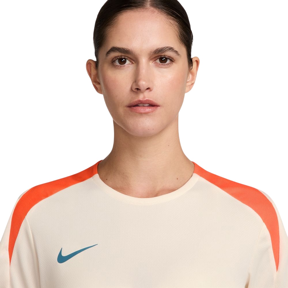 Nike Dri-FIT Strike Treningstrøye Dame Beige/Oransje