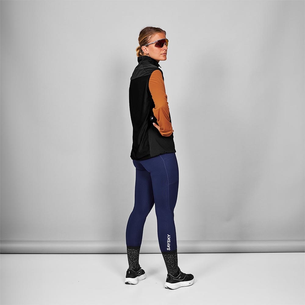 Saysky Clean Pace Flex Løpevest Sort