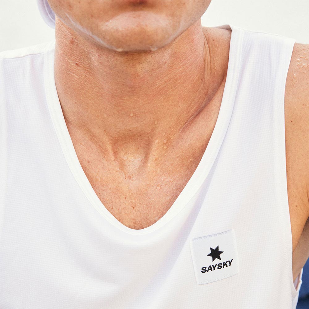 Saysky Clean Combat Pro Singlet Herre Hvit