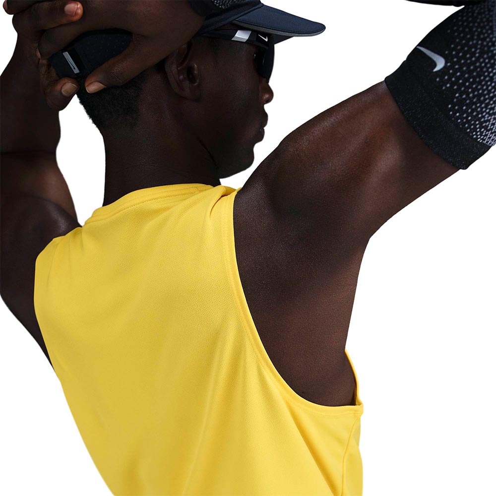 Nike Dri-Fit Run Energy Miler Tank Herre Gul/Blå