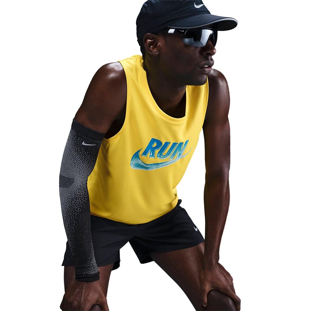 Nike Dri-Fit Run Energy Miler Tank Herre Gul/Blå
