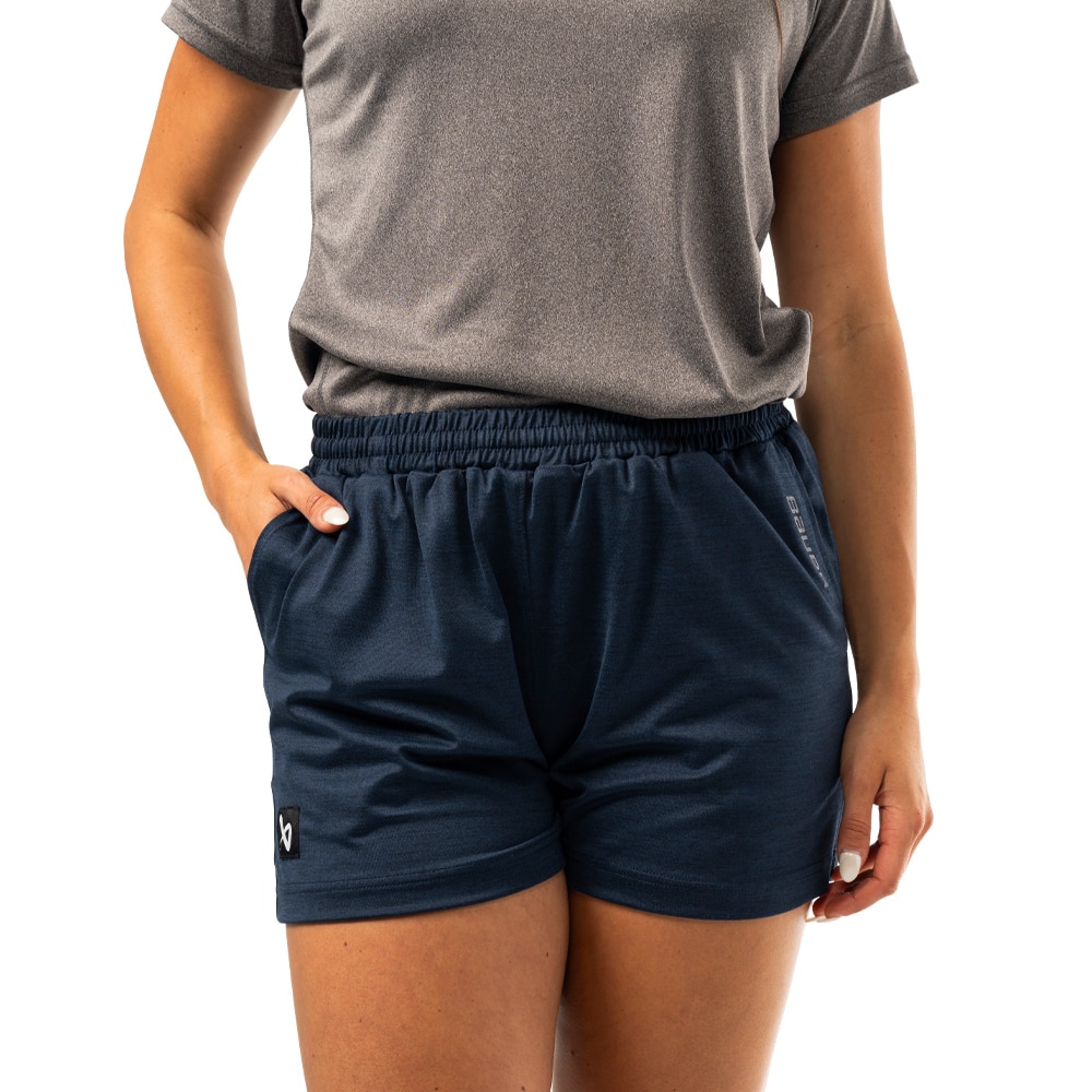 Bauer Team Knit Dame Treningsshorts Marine
