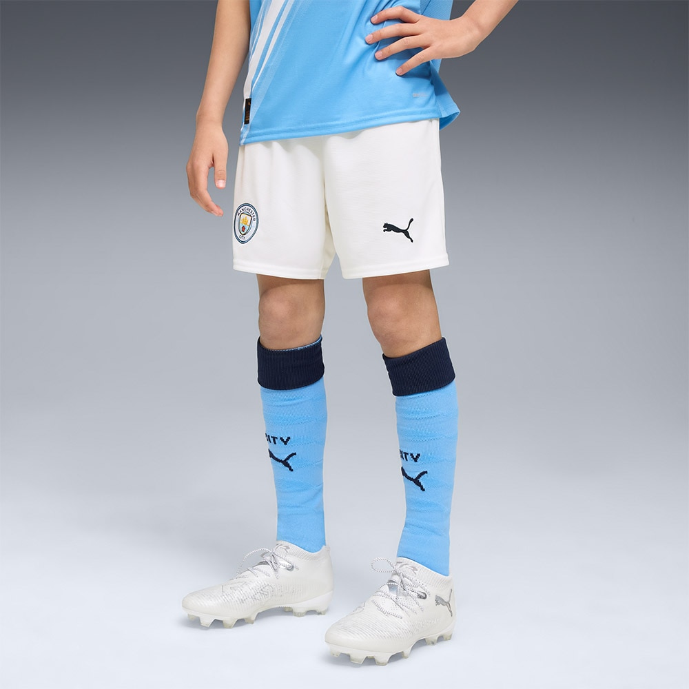 Puma Manchester City Fotballshorts 25/26 Barn Hjemme