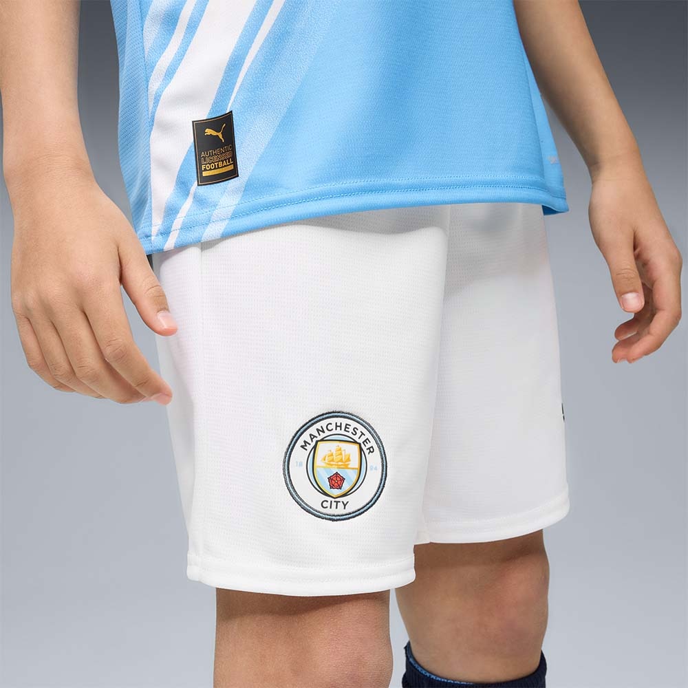 Puma Manchester City Fotballshorts 25/26 Barn Hjemme