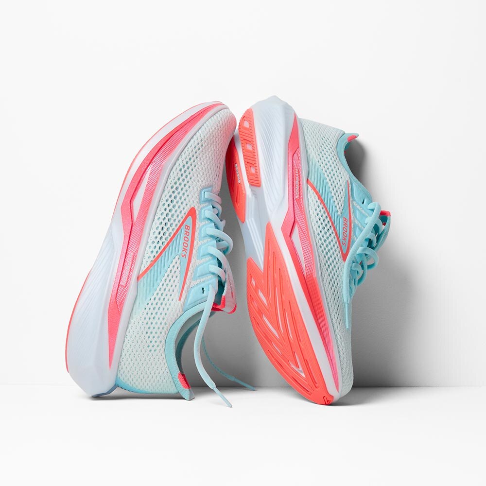 Brooks Hyperion 3 Joggesko Dame Blå/Rosa