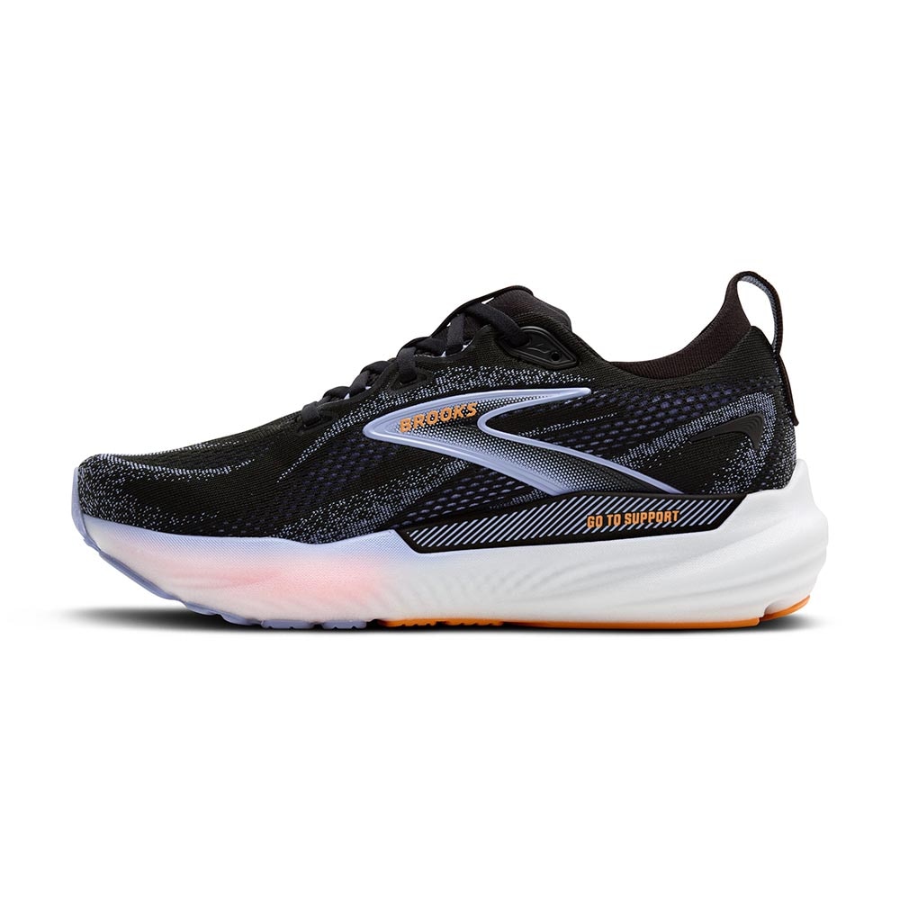 Brooks Glycerin GTS 22 Joggesko Dame Sort/Lilla