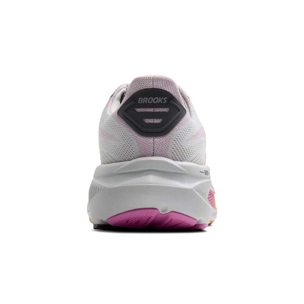 Brooks Ghost 17 Joggesko Dame Hvit/Oransje/Rosa