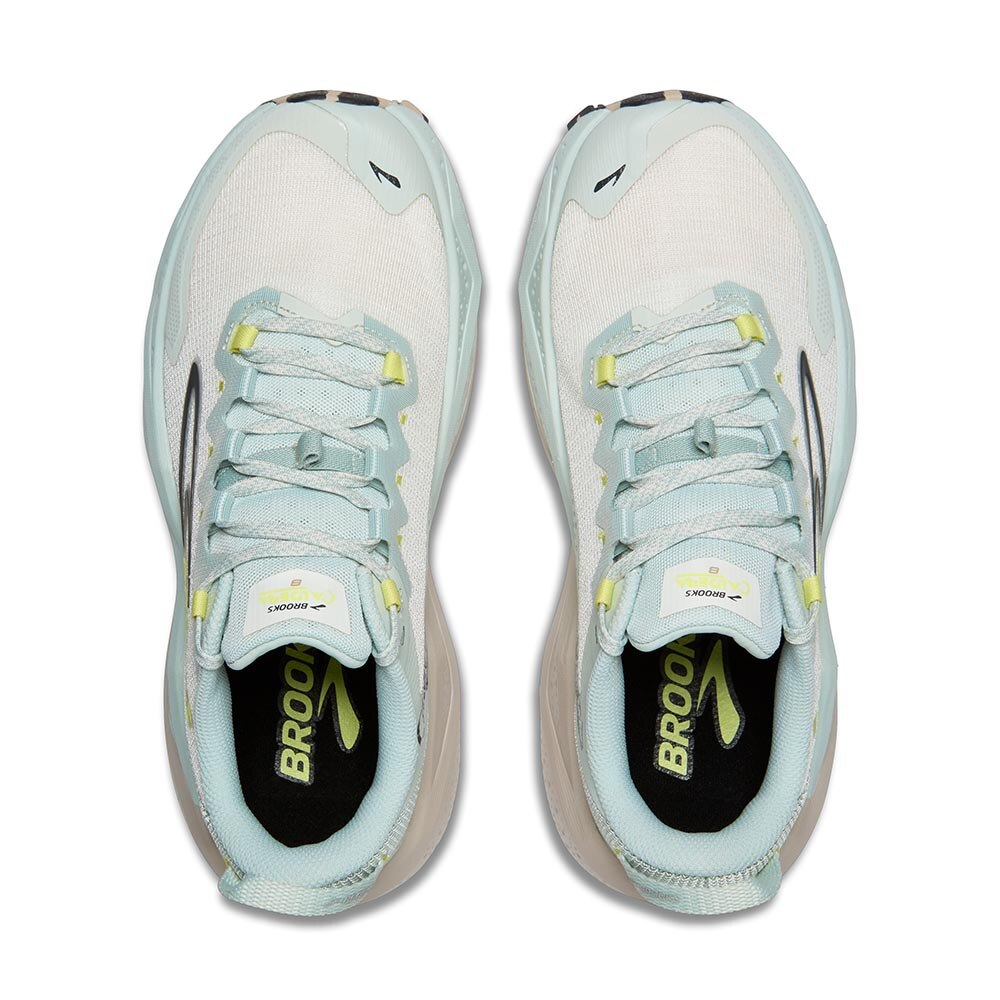 Brooks Caldera 8 Joggesko Dame Hvit/Lys Blå