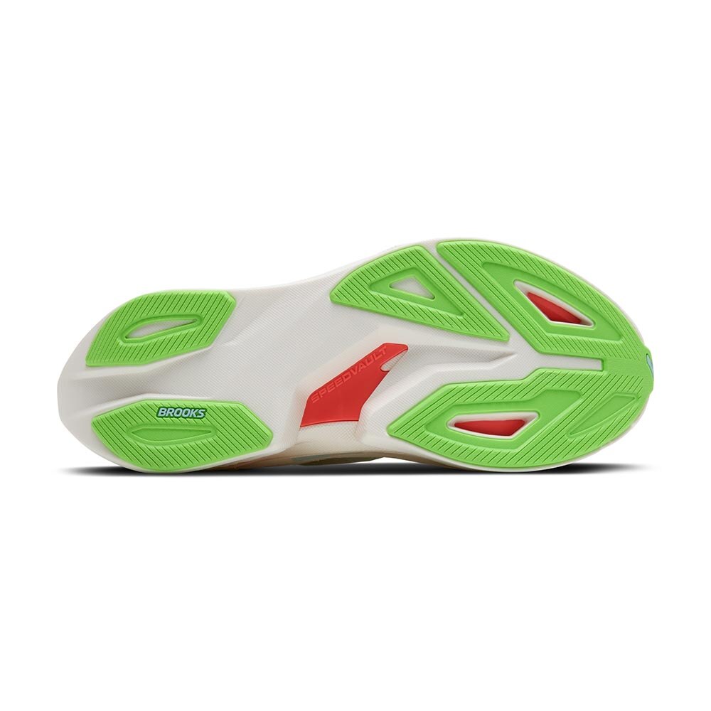 Brooks Hyperion Max 3 Joggesko Herre Beige/Grønn/Rosa