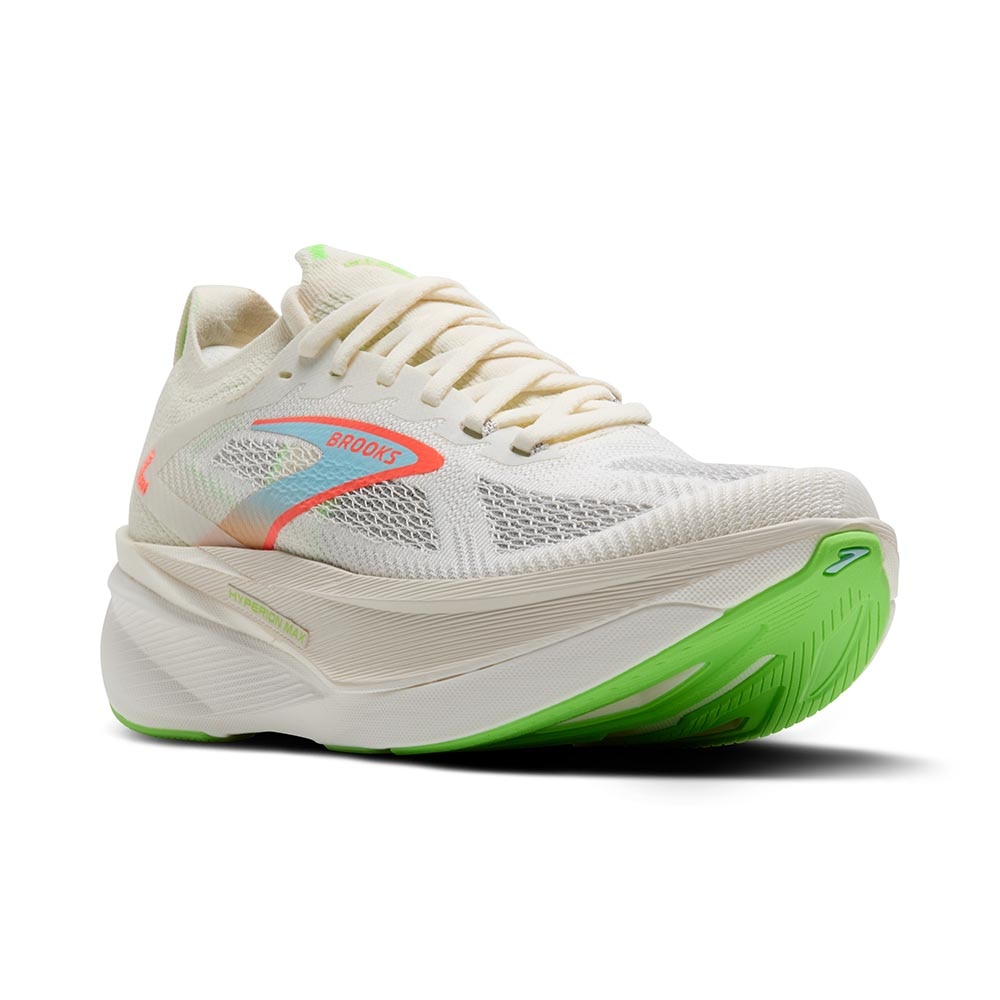 Brooks Hyperion Max 3 Joggesko Herre Beige/Grønn/Rosa