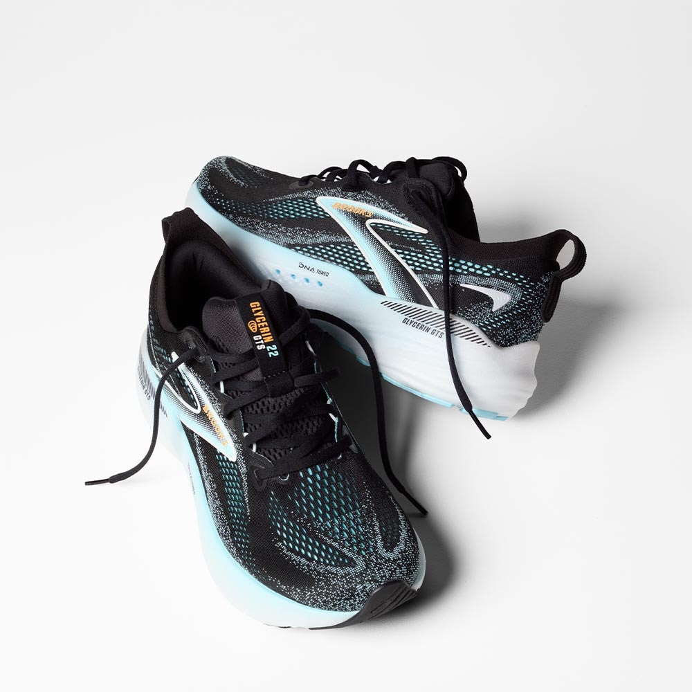 Brooks Glycerin GTS 22 Joggesko Herre Sort/Blå