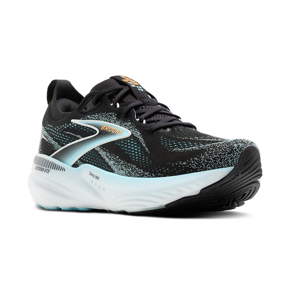 Brooks Glycerin GTS 22 Joggesko Herre Sort/Blå