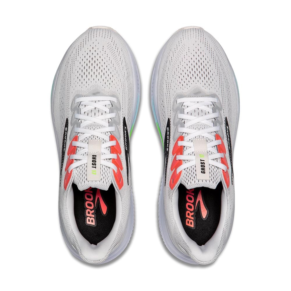 Brooks Ghost 17 Joggesko Herre Hvit/Rosa/Sort