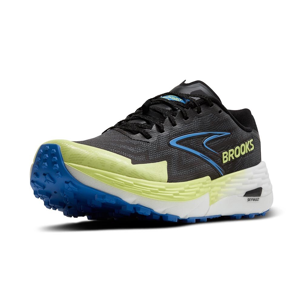Brooks Catamount 4 Joggesko Herre Sort/Gul/Blå