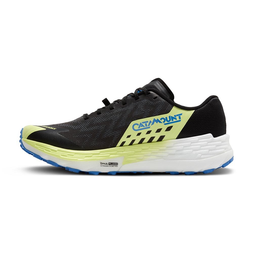 Brooks Catamount 4 Joggesko Herre Sort/Gul/Blå