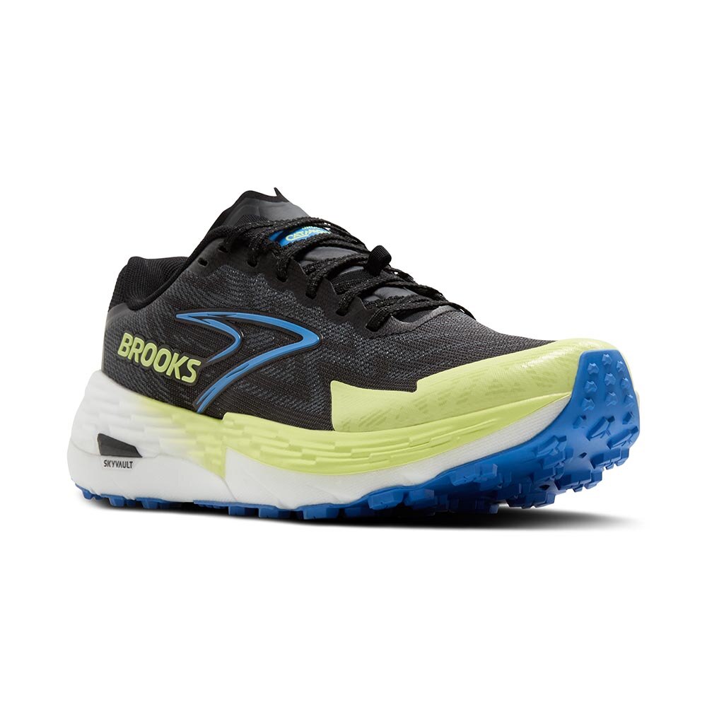 Brooks Catamount 4 Joggesko Herre Sort/Gul/Blå