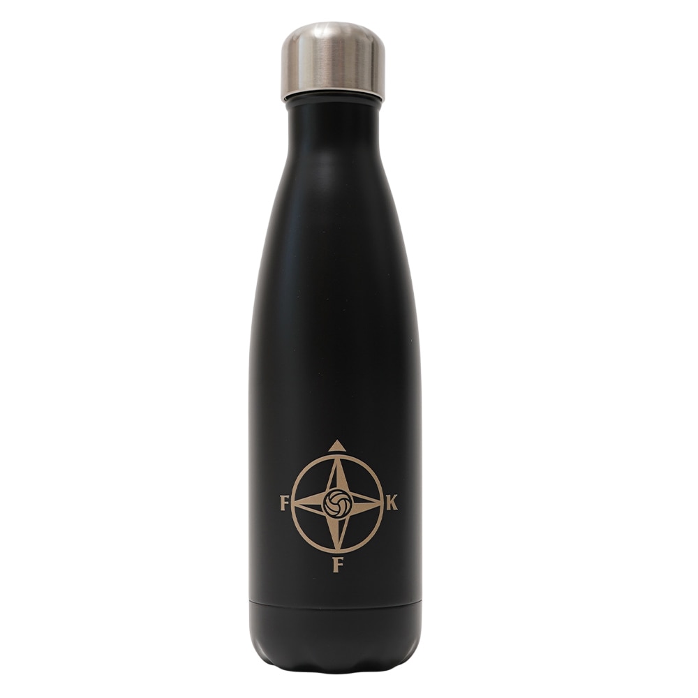 Fredrikstad FK Stålflaske 500ml Sort