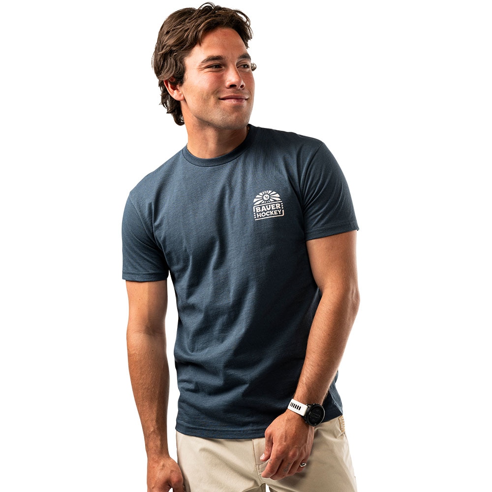 Bauer Graphic T-skjorte Marine