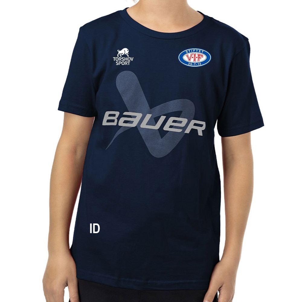 Bauer Vålerenga Hockey Core Lockup Barn T-skjorte