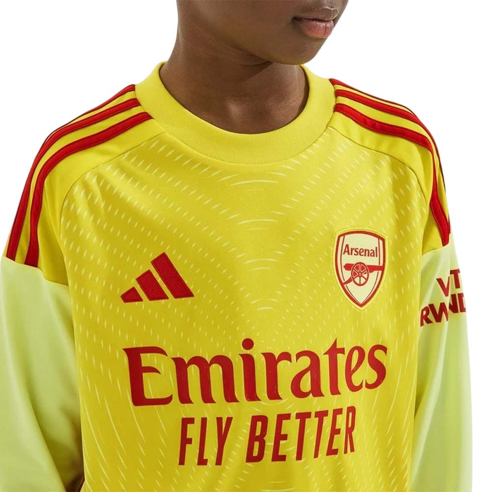 Adidas Arsenal Langermet Keeperdrakt 25/26 Barn Hjemme